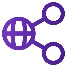 Icone reseaux informatiques